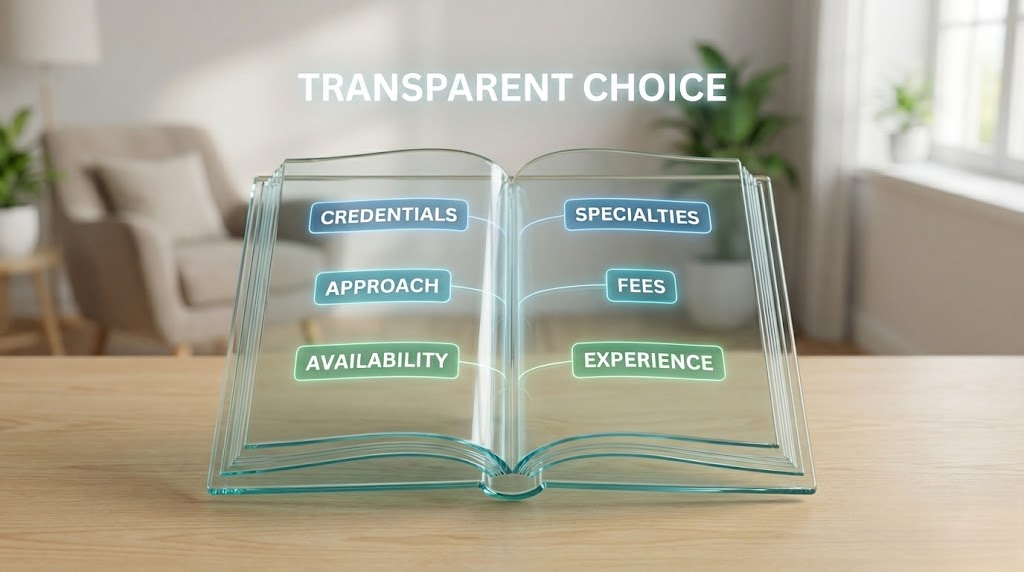 Transparency in therapy - finding the right therapist through informed research