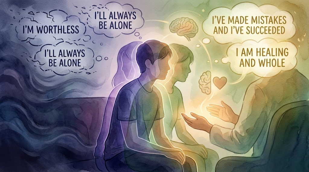 Understanding blended beliefs in trauma therapy and EMDR